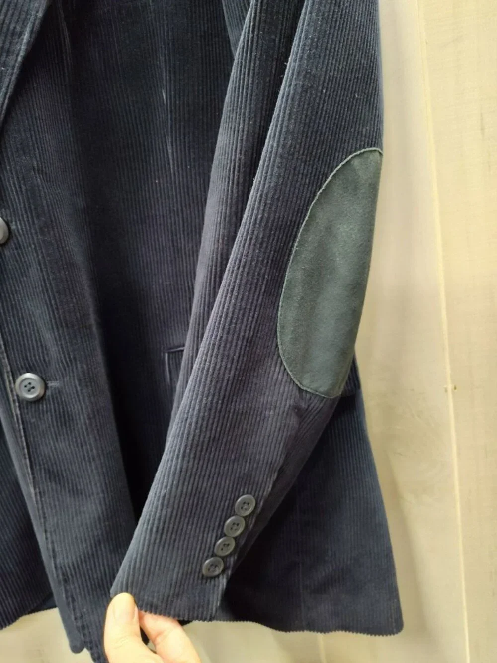 Stafford black corduroy